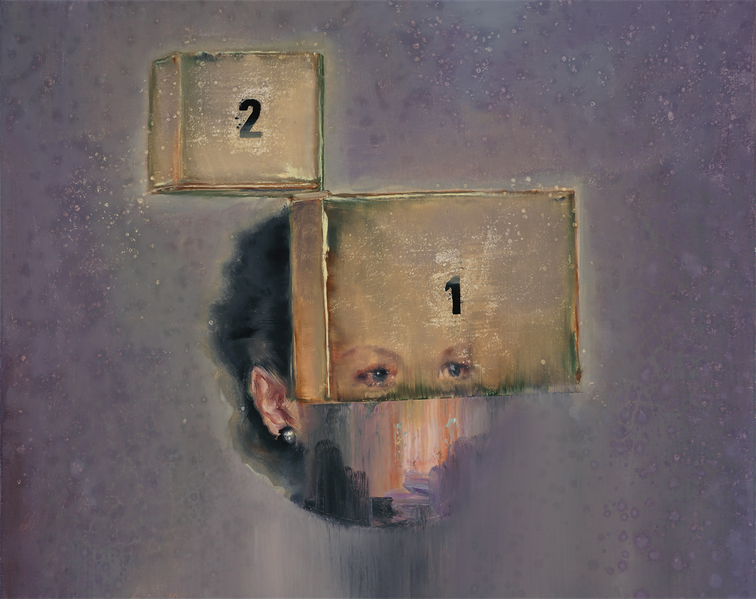 attila-szucs-face-with-semi-transparent-boxes-oil-on-canvas.-45x55cm.-2023-1